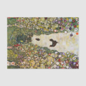 Papier Mousseline Gustav Klimt - Chemin du jardin avec poulets (Recto)