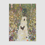 Papier Mousseline Gustav Klimt - Chemin du jardin avec poulets<br><div class="desc">Chemin de jardin avec poulets - Gustav Klimt,  Huile sur toile,  1916</div>