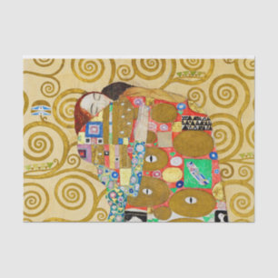 Papier Mousseline Gustav Klimt Exécution Nouveau Couple