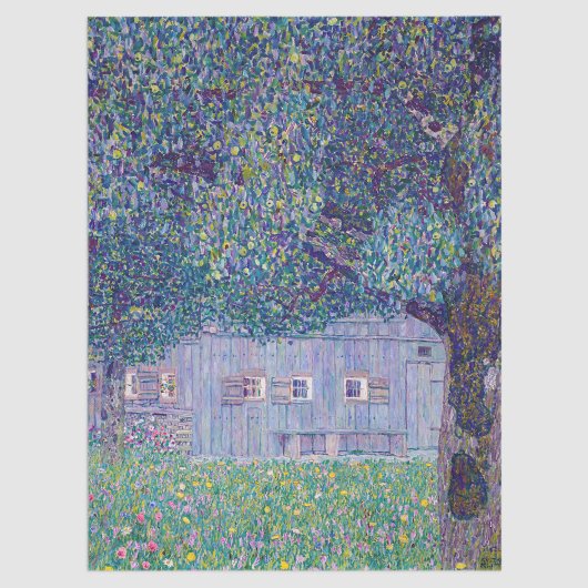 Papier Mousseline Gustav Klimt - Ferme en Haute-Autriche