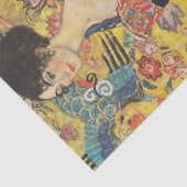 Papier Mousseline Gustav Klimt Lady With Fan Art Nouveau Painting (Détail)