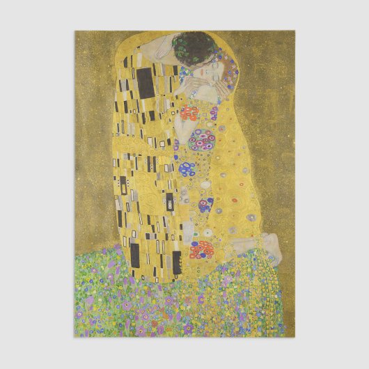 Papier Mousseline Gustav Klimt - Le baiser
