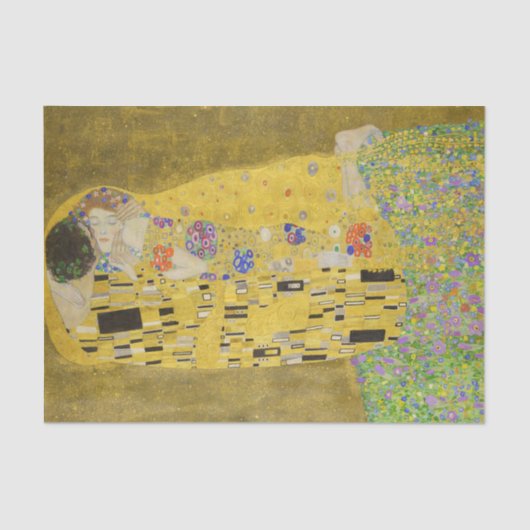 Papier Mousseline Gustav Klimt - Le baiser (Recto)