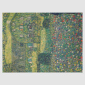 Papier Mousseline Gustav Klimt - Maison de campagne de l'Attersee (Recto)