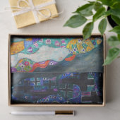 Papier Mousseline Gustav Klimt - Mort et vie (Cadeau)