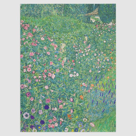 Papier Mousseline Gustav Klimt - Paysage du jardin italien