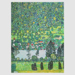 Papier Mousseline Gustav Klimt - Pente de montagne à Unterach<br><div class="desc">Pente de montagne à Unterach / Pente dans une forêt sur le lac Attersee - Gustav Klimt,  Huile sur toile,  1916</div>