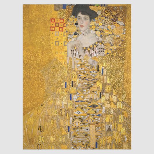 Papier Mousseline Gustav Klimt - Portrait d'Adele Bloch-Bauer I