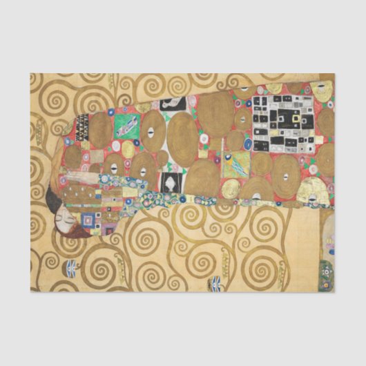 Papier Mousseline Gustav Klimt - Réalisation, Stoclet Frieze (Recto)