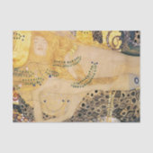 Papier Mousseline Gustav Klimt - Serpents d'eau I (Recto)
