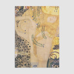 Papier Mousseline Gustav Klimt - Serpents d'eau I<br><div class="desc">Serpents d'eau I / L'Hydra - Gustav Klimt,  Tempera et aquarelle sur parchemin,  1904-1907</div>