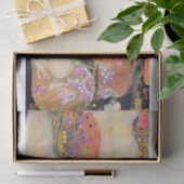 Papier Mousseline Gustav Klimt | Serpents d'eau II (1907) (Cadeau)