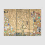 Papier Mousseline Gustav Klimt - Stoclet Frieze Arbre de vie<br><div class="desc">Triptyque de Frieze Stoclet : Arbre de Vie,  Réalisation,  Attente - Gustav Klimt,  Carton,  1909</div>