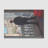 Papier Mousseline Gustave Caillebotte - Homme à la fenêtre (Recto)