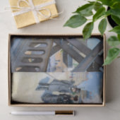 Papier Mousseline Gustave Caillebotte - Le Pont de l'Europe (Cadeau)