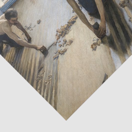 Papier Mousseline Gustave Caillebotte - Les Raboteurs de parquet (Détail)