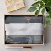 Papier Mousseline Gustave Caillebotte Paris Rainy Day Decoupage (Cadeau)