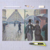 Papier Mousseline Gustave Caillebotte - Paris Street ; Rainy Day (Artisanat)