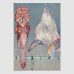 Papier Mousseline Gustave Caillebotte - Tête de veau et langue d'ox