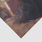 Papier Mousseline Gustave Courbet - Autoportrait avec un chien noir (Détail)