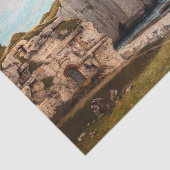 Papier Mousseline Gustave Courbet - Falaises à Etretat après la temp (Détail)