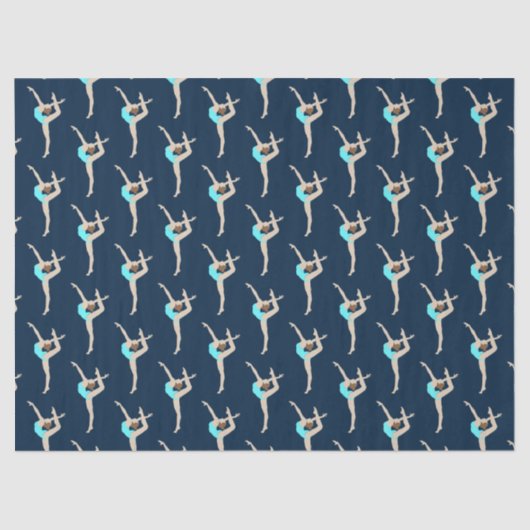 Papier Mousseline Gymnaste féminine (Recto)