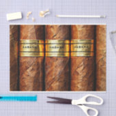 Papier Mousseline Habana Cubain Cigars Club Fumer Luxe (Artisanat)