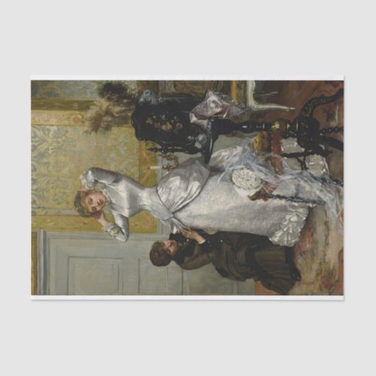 Papier Mousseline Habiller la mariée par Rudolf Ernst (Recto)