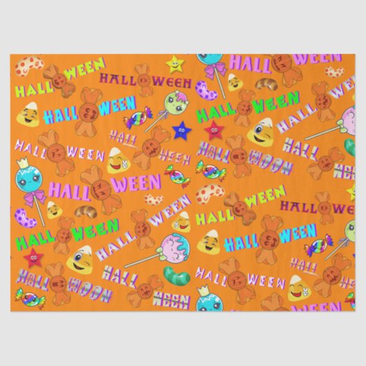 Papier Mousseline Halloween (Recto)