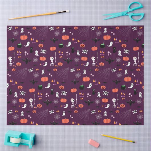 Papier Mousseline Halloween (Artisanat)