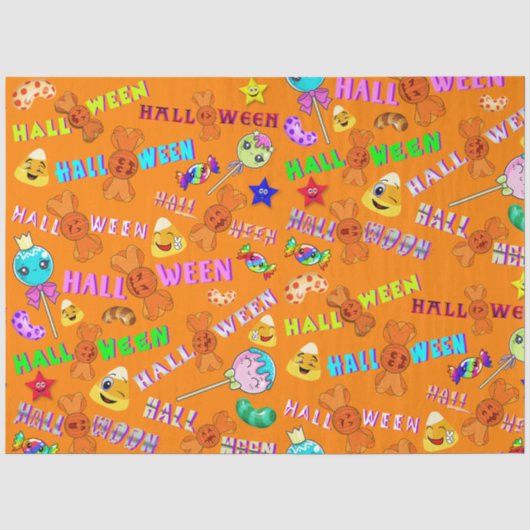 Papier Mousseline Halloween (Recto)