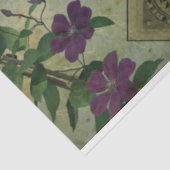 Papier Mousseline Halloween Anatomie Déplaisante et Fleurs roses Eph (Détail)