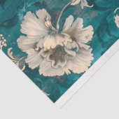 Papier Mousseline Halloween antique squelette gothique découpage crâ (Détail)