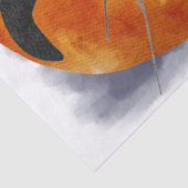 Papier Mousseline Halloween Aquarelle Boo Gnome (Détail)