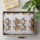 Papier Mousseline Halloween blanc Ghoul Top Chapeau Jack-o' Lanterne (Cadeau)