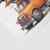 Papier Mousseline Halloween Camion Collecte 1 Papier de découpage (Détail)