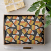 Papier Mousseline Halloween Candy Corn Noir (Cadeau)