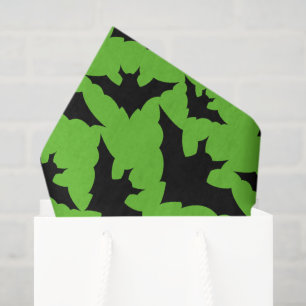 Papier Mousseline Halloween chauves-chauves-souris cool éffrayant mo