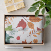 Papier Mousseline Halloween Citrouille et feuille colorés (Cadeau)