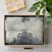 Papier Mousseline Halloween Cloud Skeleton Decoupage (Cadeau)