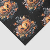 Papier Mousseline Halloween déplaisant Jack-O' Motif à lanterne (Détail)