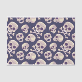 Papier Mousseline Halloween Éffrayant Skuls Découpage Imprimer