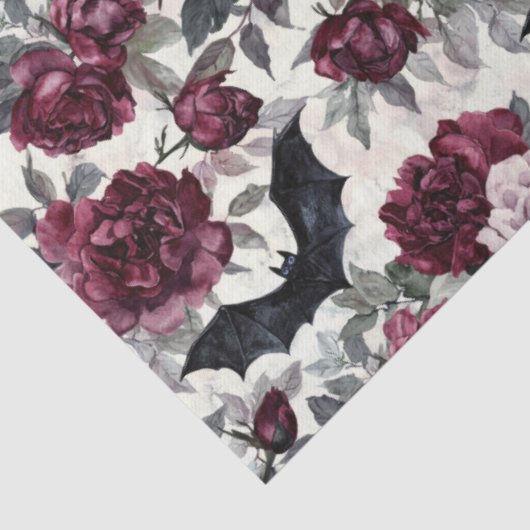 Papier Mousseline Halloween Elégant Aquarelle (Détail)