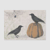 Papier Mousseline Halloween Ephémère vintage (Recto)