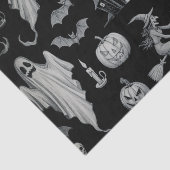 Papier Mousseline Halloween fantôme effrayant (Détail)
