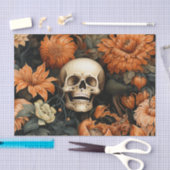 Papier Mousseline Halloween floral élégant (Artisanat)