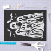 Papier Mousseline Halloween Ghost Chats Lover automne Éffrayante sai (Artisanat)