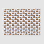 Papier Mousseline Halloween Gnome Tissue Paper (Recto)