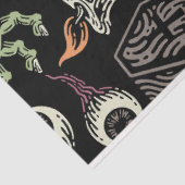 Papier Mousseline Halloween gothique Découpage éphémère papier de ti (Détail)