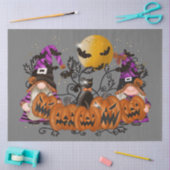Papier Mousseline Halloween Grey Gray Gnome (Artisanat)